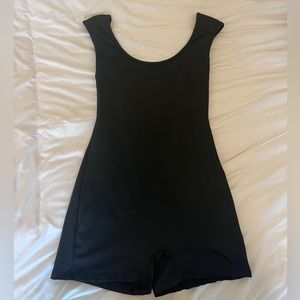 flattering backless romper!!